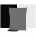 Westcott 615K X-Drop 3-Pack Backdrop Kit 1.5 x 2.1m - White/Black/Grey 